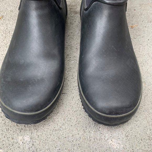 BOGS Mens Urban Farmer Boots 9 Euro 42 Black Slip On Waterproof Shoes Boot Shoe - Picture 3 of 12